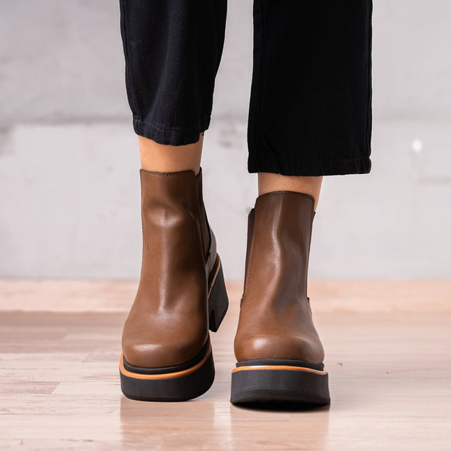 Botines Yuziba - Marrón - Tienda Nébula
