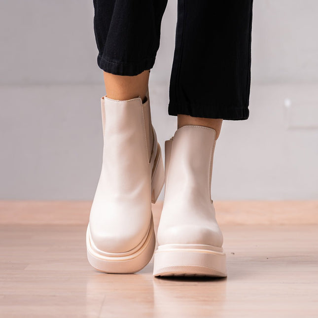 Botines Yuziba - Nude - Tienda Nébula
