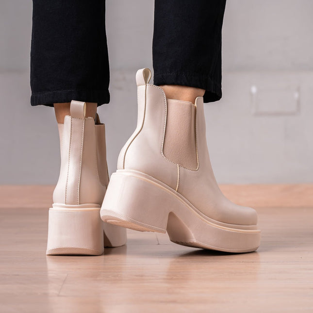 Botines Yuziba - Nude - Tienda Nébula