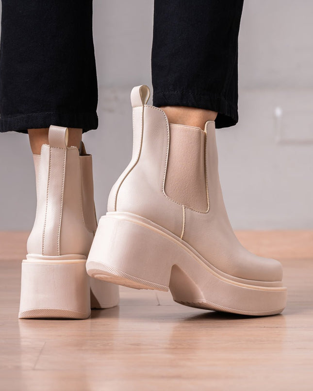 Botines Yuziba - Nude - Tienda Nébula