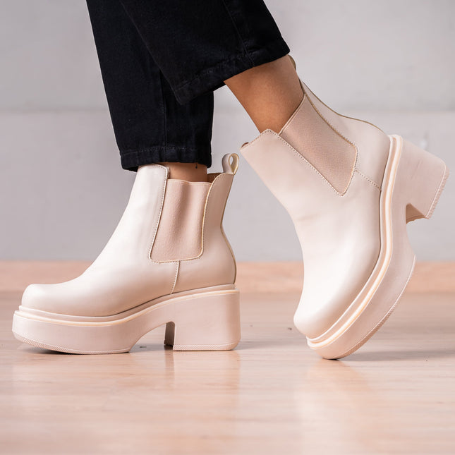 Botines Yuziba - Nude - Tienda Nébula