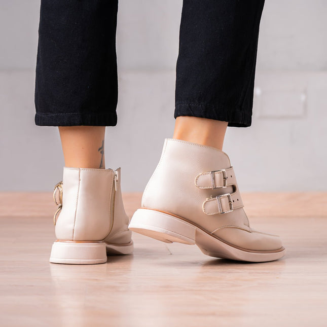 Botines Zomarth - Nude - Tienda Nébula