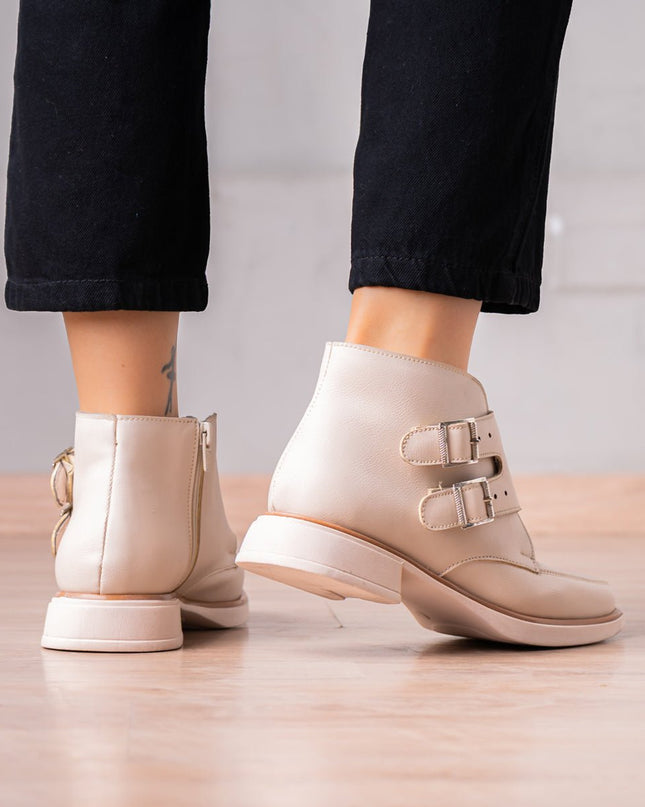 Botines Zomarth - Nude - Tienda Nébula