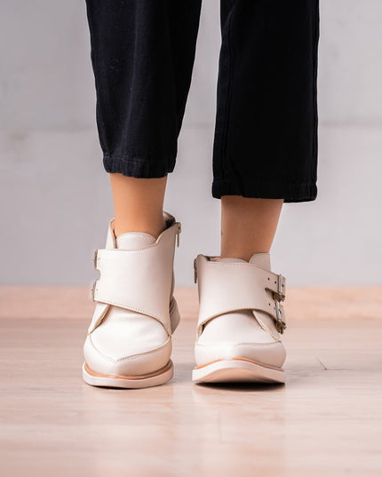 Botines Zomarth - Nude - Tienda Nébula
