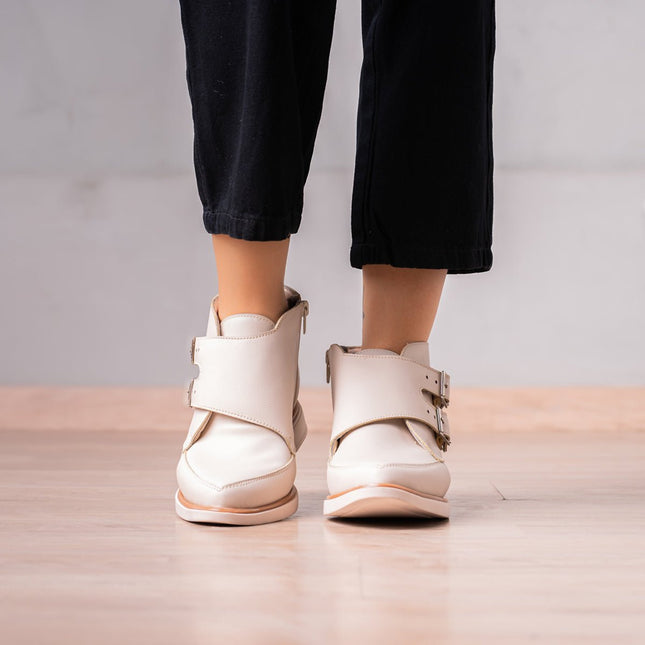Botines Zomarth - Nude - Tienda Nébula