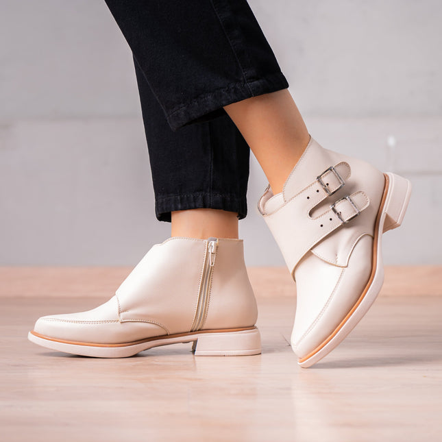 Botines Zomarth - Nude - Tienda Nébula