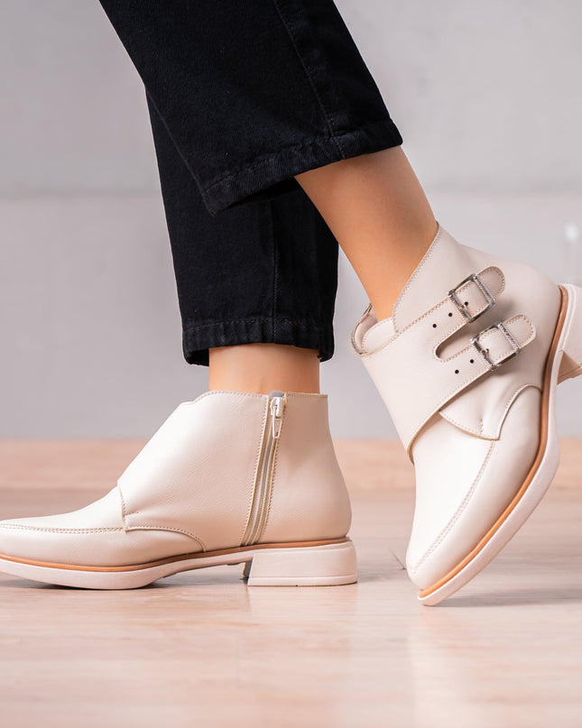 Botines Zomarth - Nude - Tienda Nébula