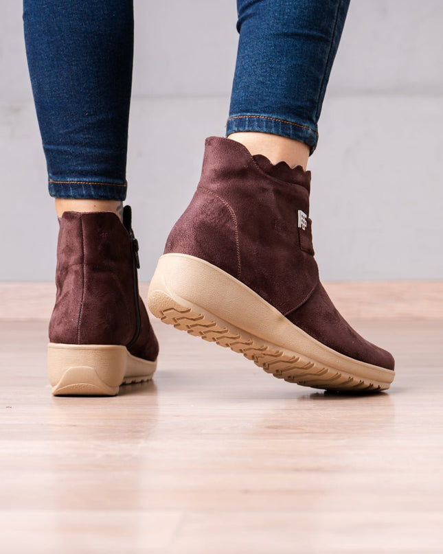 Botines Zury - Marrón - Tienda Nébula