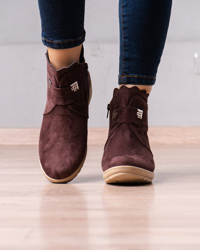 Botines Zury - Marrón - Tienda Nébula