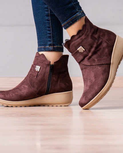 Botines Zury - Marrón - Tienda Nébula