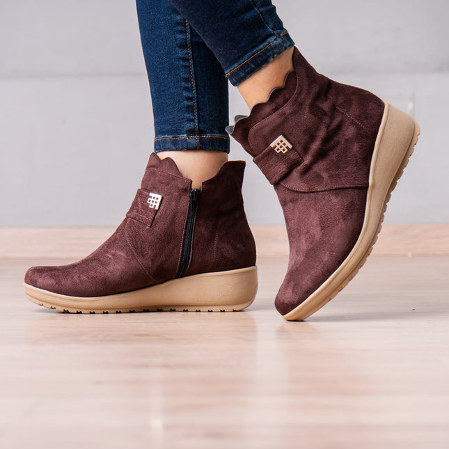 Botines Zury - Marrón - Tienda Nébula
