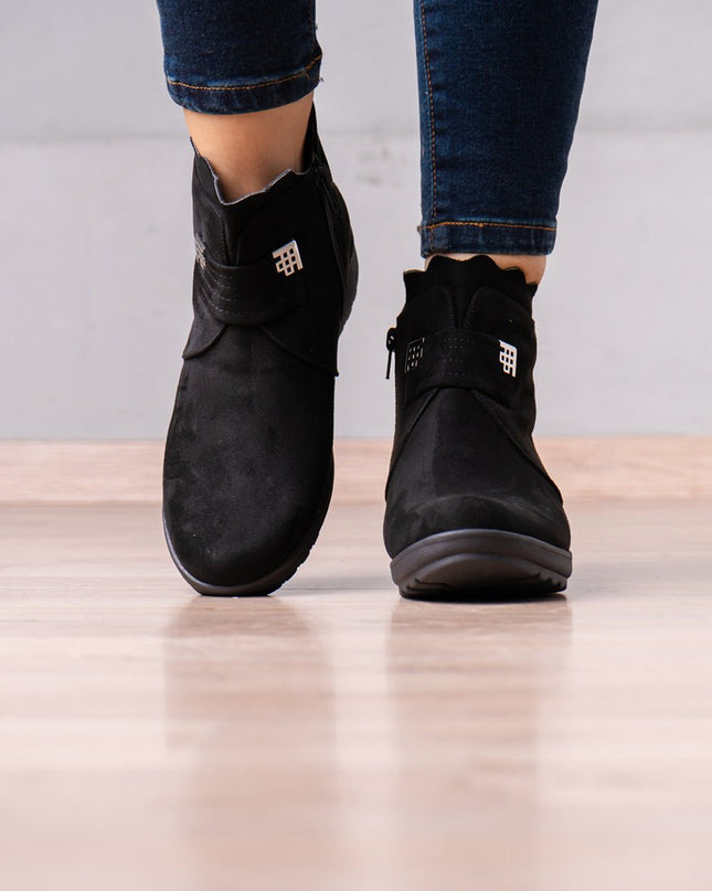 Botines Zury - Negro - Tienda Nébula