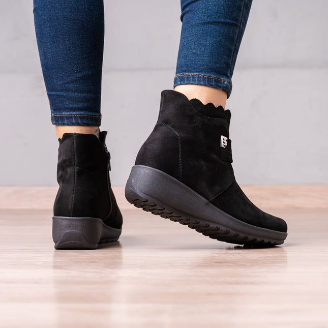 Botines Zury - Negro - Tienda Nébula
