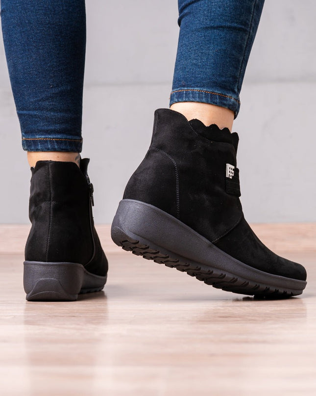Botines Zury - Negro - Tienda Nébula