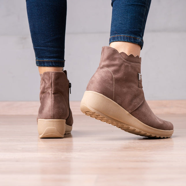 Botines Zury - Topo - Tienda Nébula