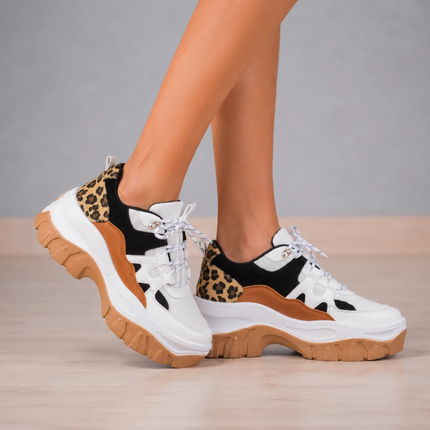 Zapatillas Urbanas Mujer breslavia - Negro y Blanco
