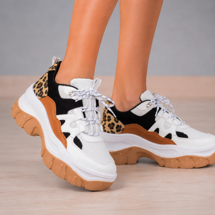Zapatillas Urbanas Mujer breslavia - Negro y Blanco