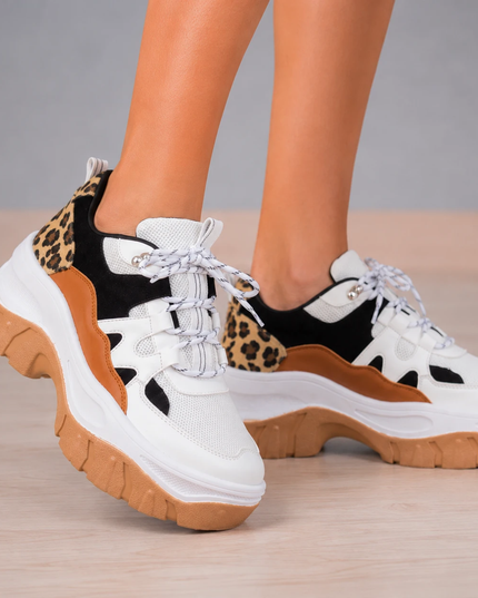 Zapatillas Urbanas Mujer breslavia - Negro y Blanco