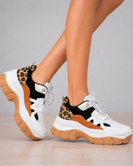 Zapatillas Urbanas Mujer breslavia - Negro y Blanco