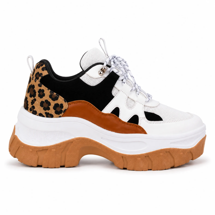 Zapatillas Urbanas Mujer breslavia - Negro y Blanco