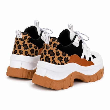 Zapatillas Urbanas Mujer breslavia - Negro y Blanco