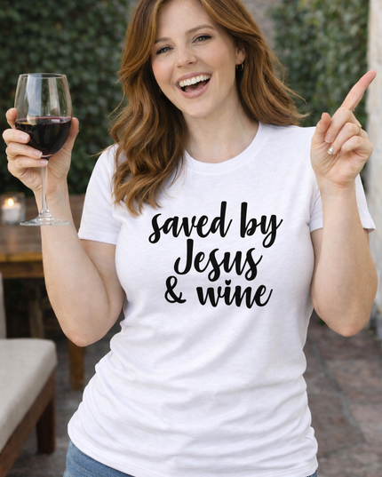 Polo Mujer -  JESUS AND WINE