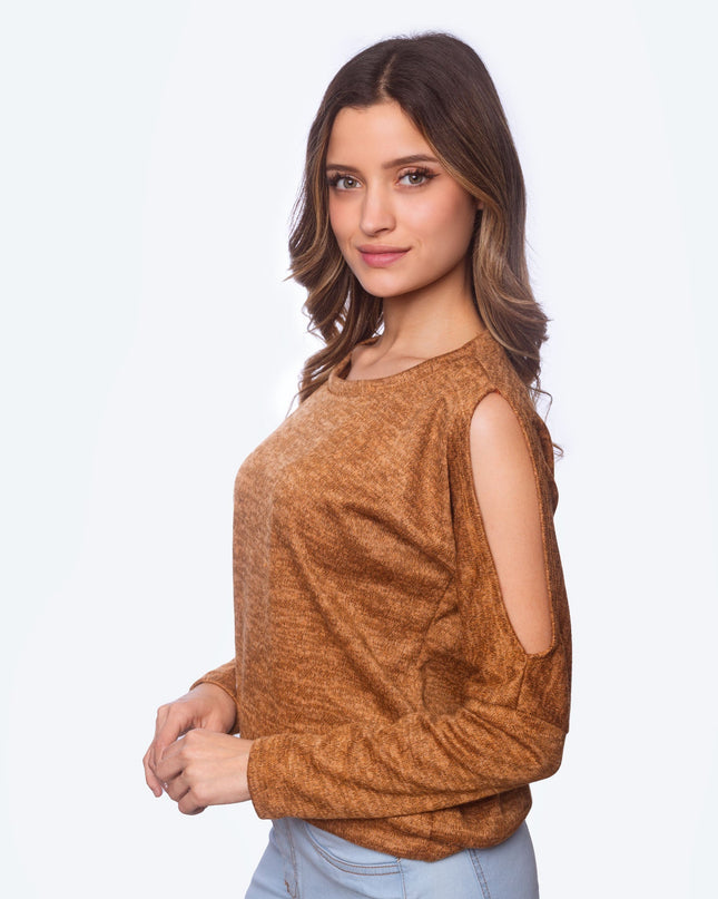 Chompa Elizz - Camel - Tienda Nébula