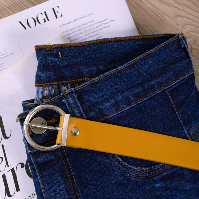 Correa Circulo 2 - Mostaza - Tienda Nébula