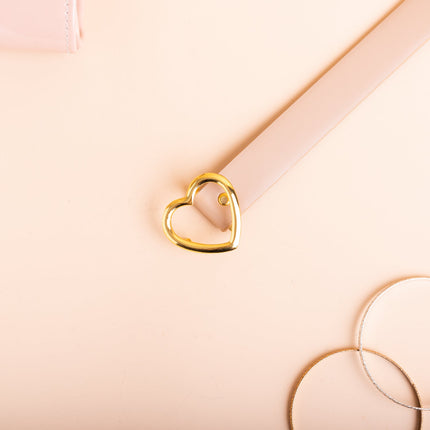 Correa Corazón Dorado - Beige - Tienda Nébula