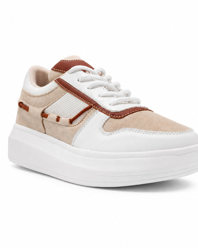Zapatillas Urbanas Mujer Nova - Camel