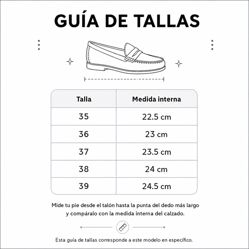 Guía de tallas