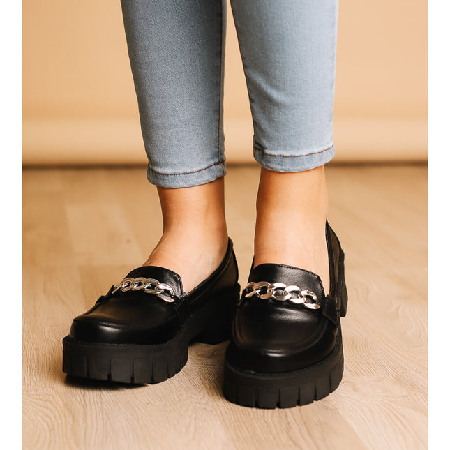 Mocasines Mujer Antalya - Negro