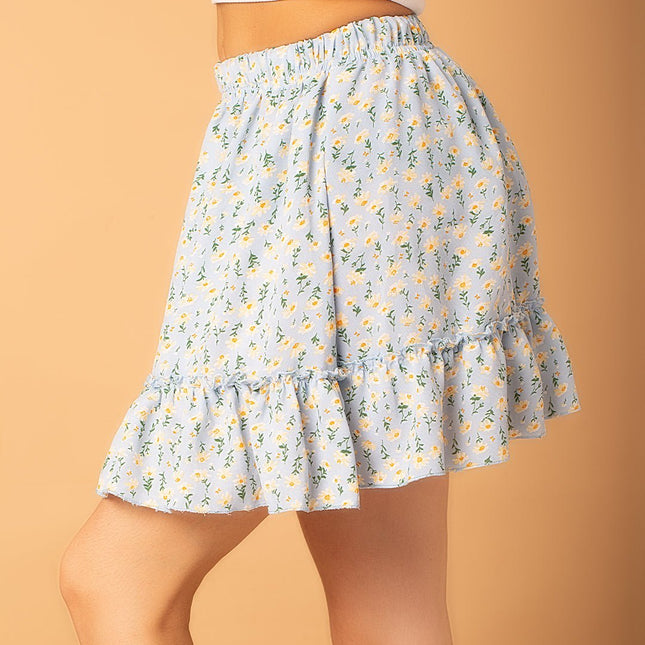 Falda Natali - Celeste - Tienda Nébula
