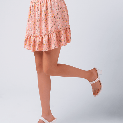 Falda Natali - Palo Rosa - Tienda Nébula