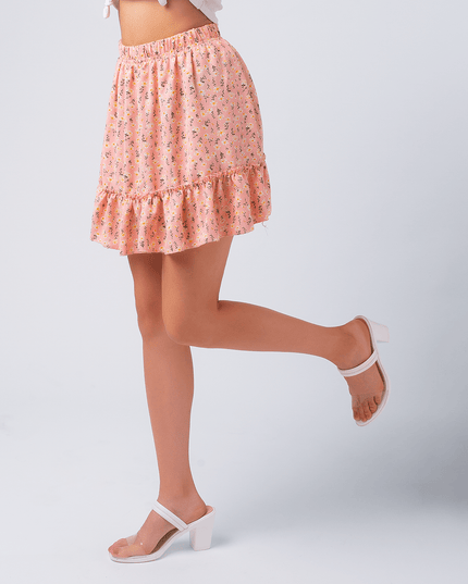 Falda Natali - Palo Rosa - Tienda Nébula
