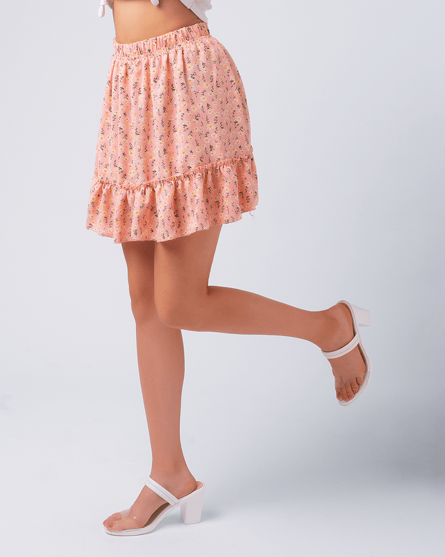 Falda Natali - Palo Rosa - Tienda Nébula