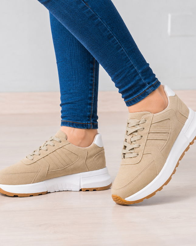 Zapatillas Urbanas Mujer Bosni - Beige