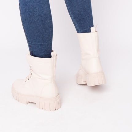 Botas Mujer Tavai  - Nude