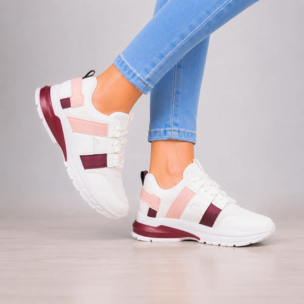 Zapatillas Urbanas Mujer Francia - Guinda