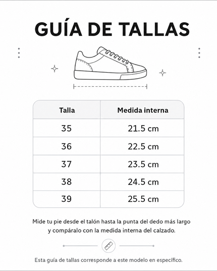 Zapatillas Urbanas Mujer Albi - Negro