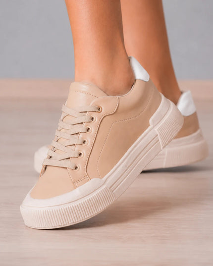 Zapatillas Urbanas Mujer khaleesi - Beige