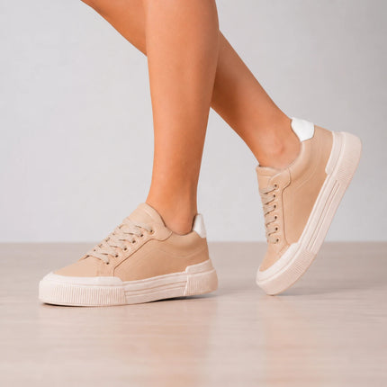 Zapatillas Urbanas Mujer khaleesi - Beige