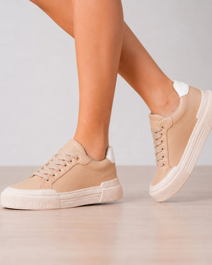Zapatillas Urbanas Mujer khaleesi - Beige
