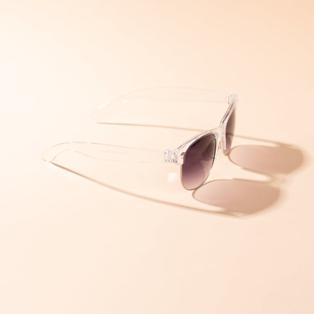 Lentes de Sol Urbano - MOH102B - 4 - Plateado Transparente - Tienda Nébula