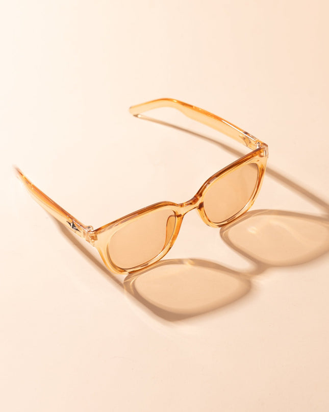 Lentes de Sol Urbano - PL - 3987 - Marrón Claro - Tienda Nébula