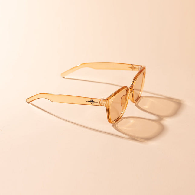 Lentes de Sol Urbano - PL - 3987 - Marrón Claro - Tienda Nébula