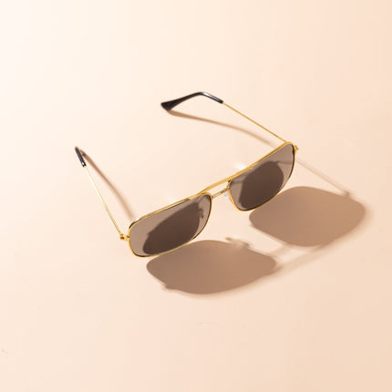 Lentes de Sol Urbano - PL - 4913 - Dorado - Tienda Nébula