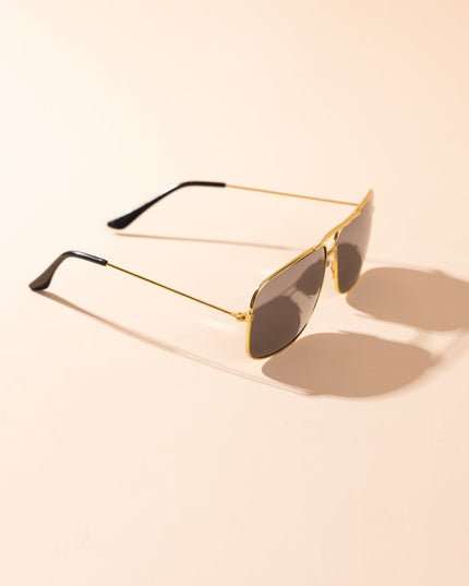 Lentes de Sol Urbano - PL - 4913 - Dorado - Tienda Nébula