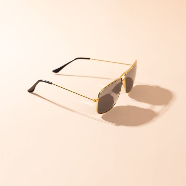 Lentes de Sol Urbano - PL - 4913 - Dorado - Tienda Nébula
