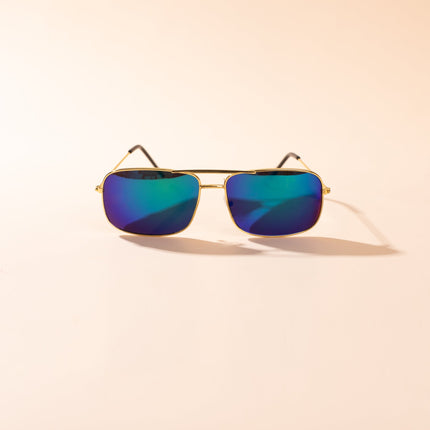 Lentes de Sol Urbano - PL - 4913 - Dorado Azulado - Tienda Nébula